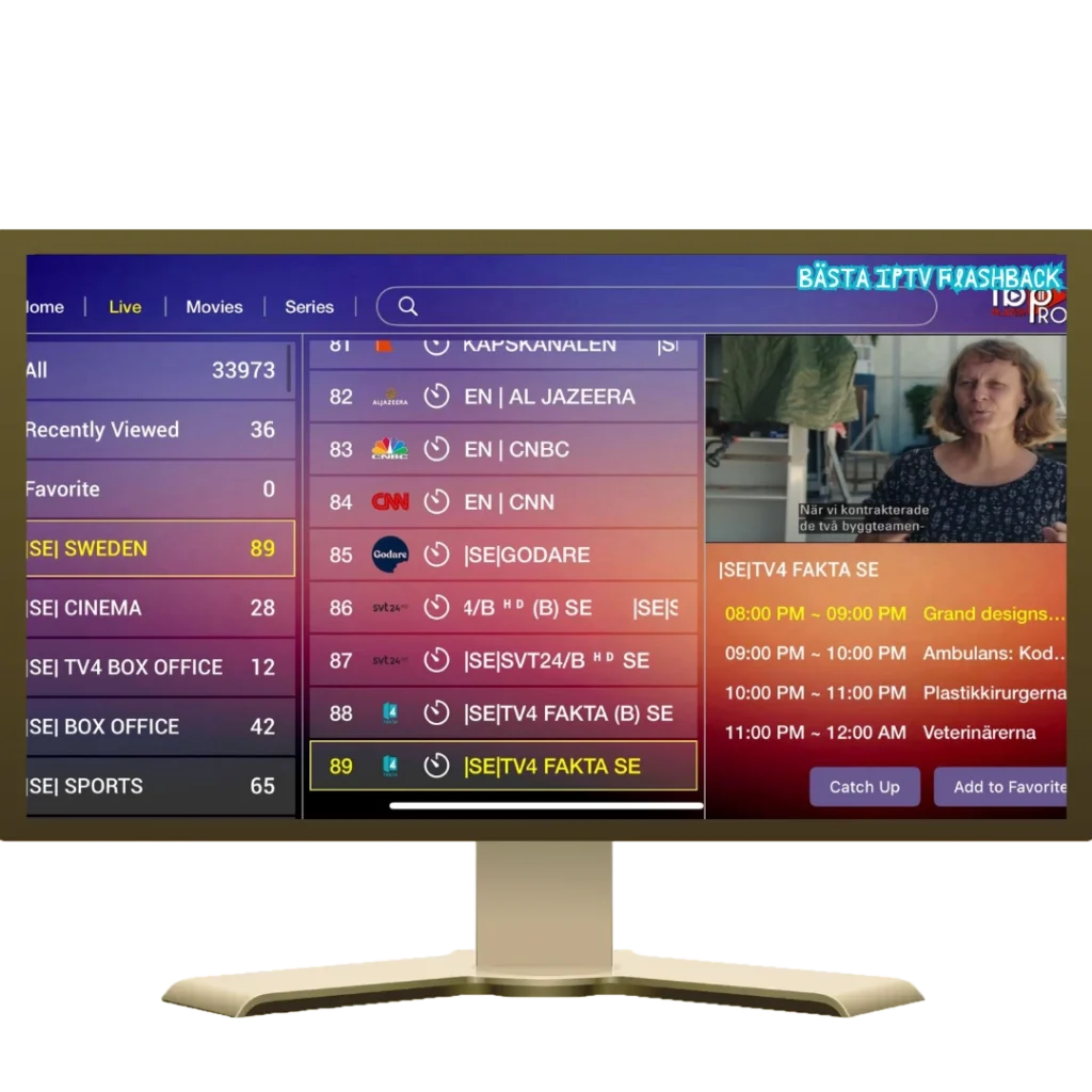 Diskussioner om bästa IPTV enligt Flashback-användare i Sverige
