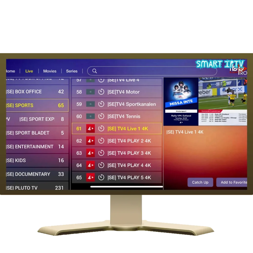 Smart IPTV-lösning för svenska användare – fungerar på Smart TV, mobil och surfplatta