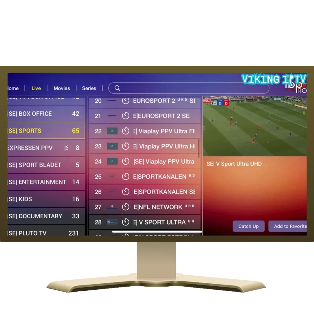 Logo för Viking IPTV – Bästa IPTV-tjänsten i Sverige